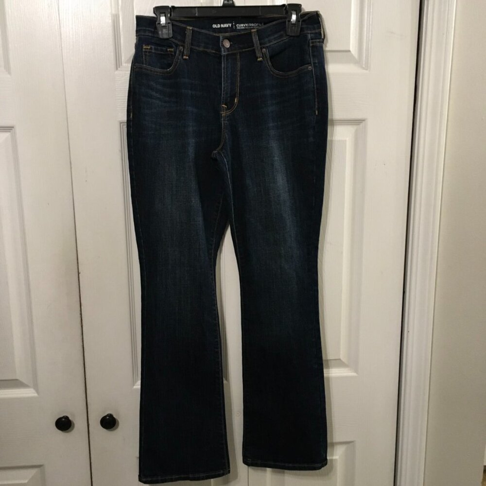 Old Navy Curvy Boot Cut Mid Rise Jeans